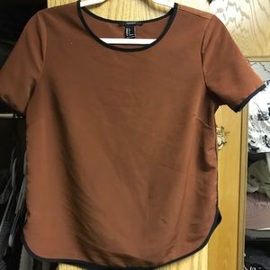 burnt orange shirt